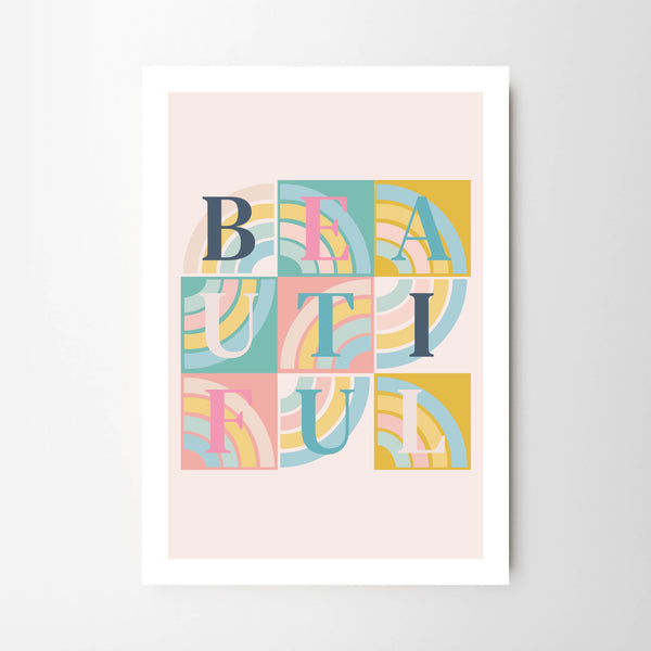 Beautiful Rainbow Letters - Tulip House Studio