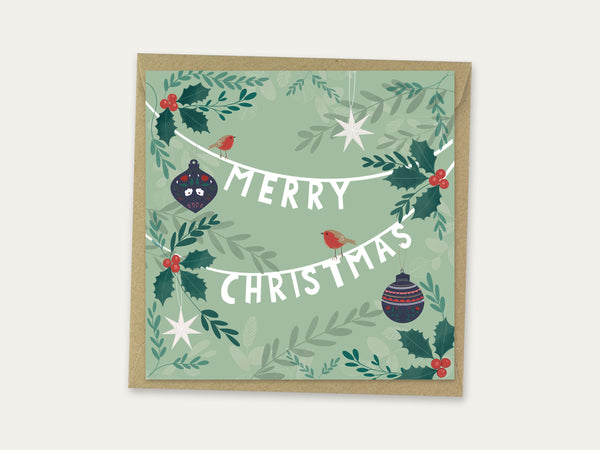 Box of 8 Square Christmas Cards